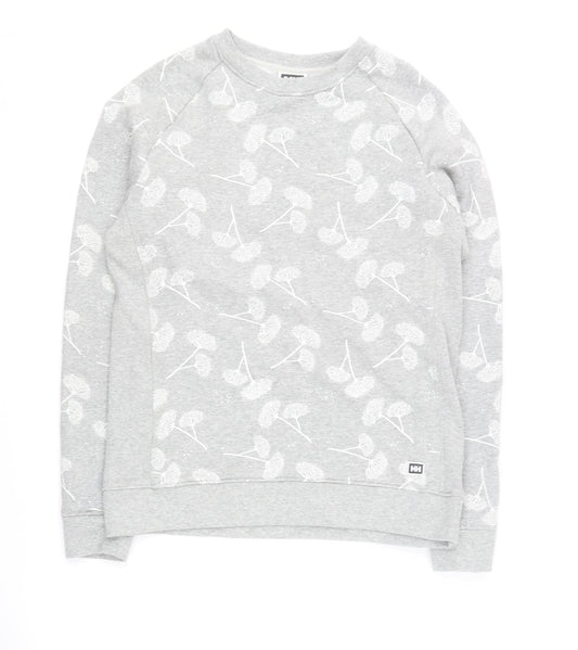 Unisex Adults UK M Regular Helly Hansen Grey Sweatshirt Sweatshirt