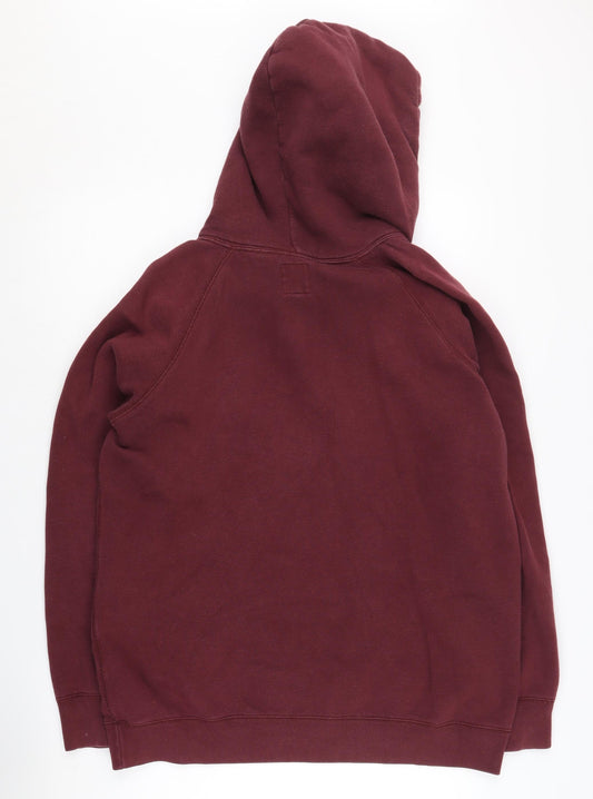 Jack Wills Women's Red Pullover Hoodie Size 16