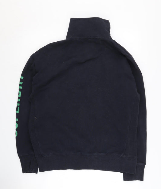 Superdry Men's Blue XS 1/4 Zip Sweatshirt