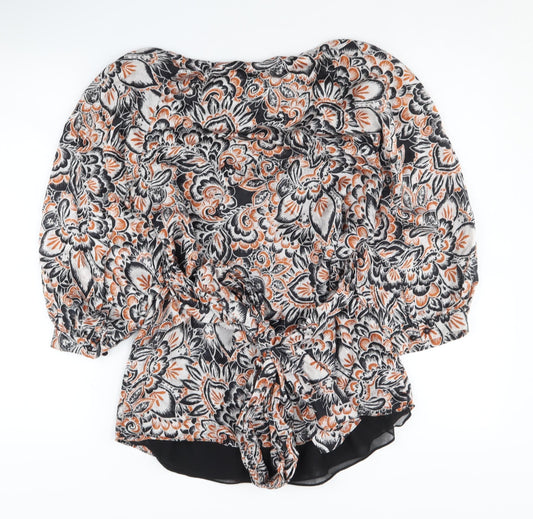 Ted Baker Women's Multicoloured Floral Blouse Size 12