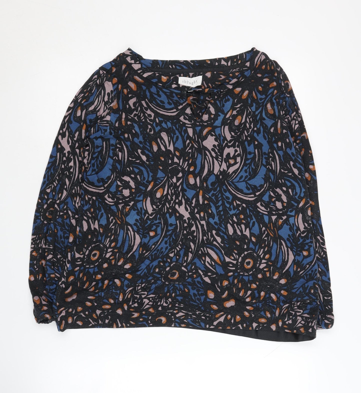 Thought Women's Multicoloured Floral Top Size 12