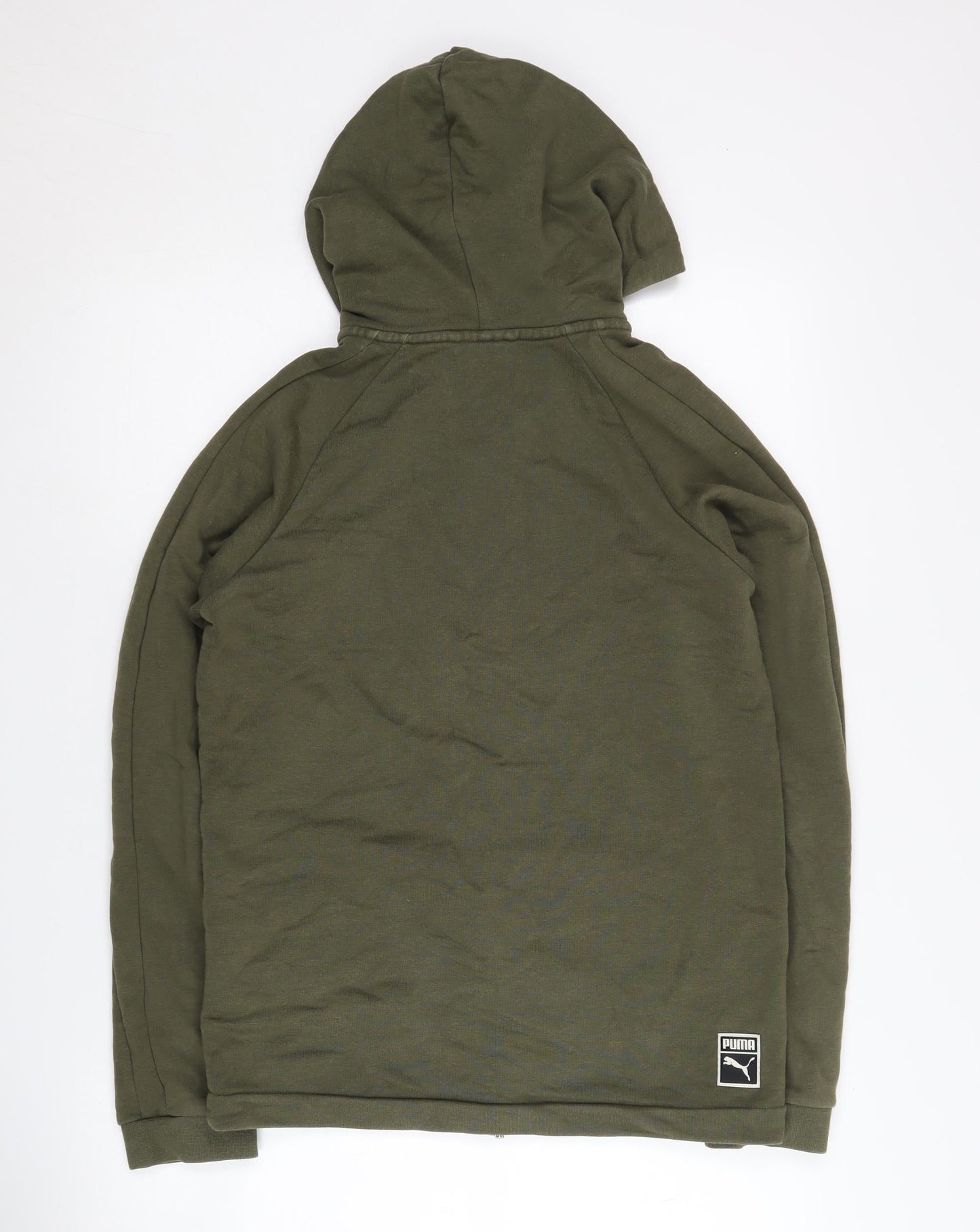 Puma Men's Green Full Zip Hoodie XS