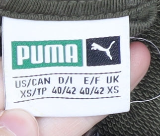 Puma Men's Green Full Zip Hoodie XS