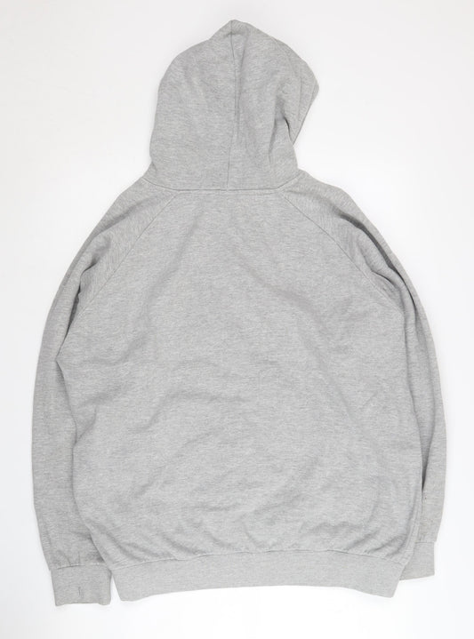Donnay Men's Grey Pullover Hoodie L