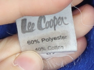 Lee Cooper Men's Blue Pullover Hoodie XL