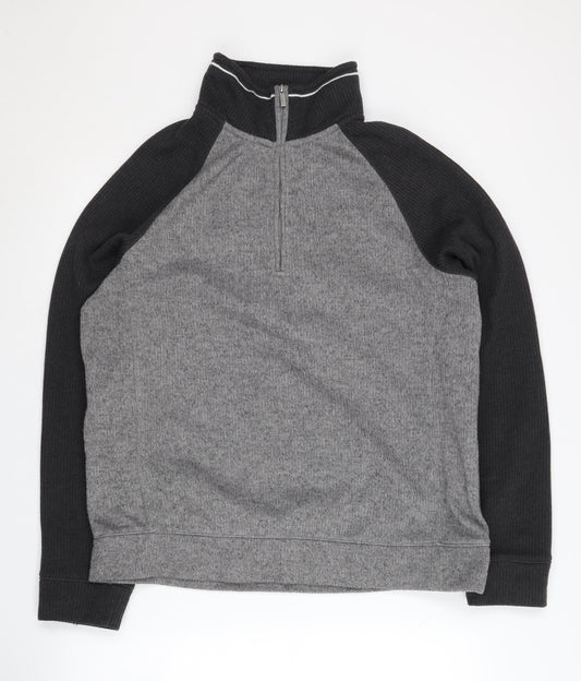 Craghoppers Men's Grey 1/2 Zip Knit Sweatshirt L