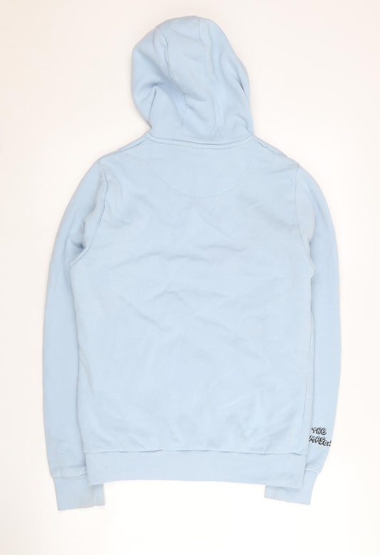 Unisex Adults UK S Regular The Simpsons Blue Pullover Hoodie