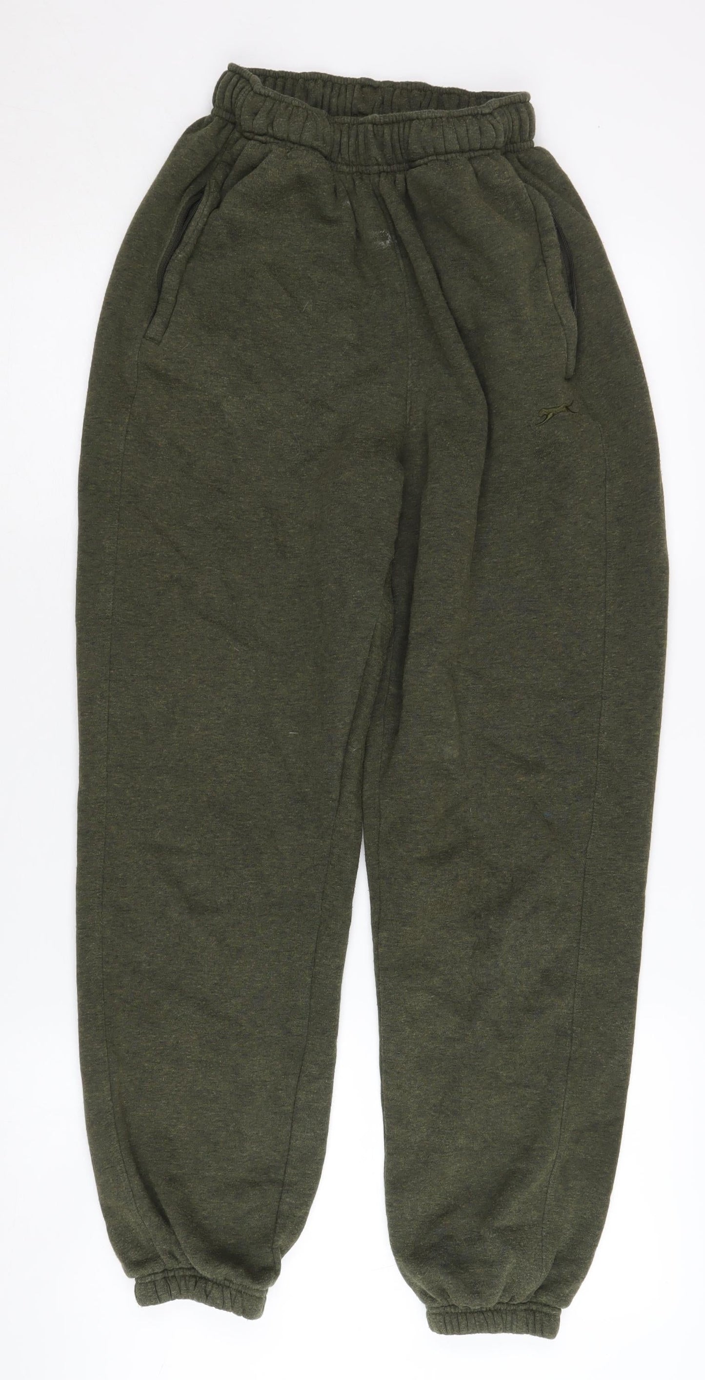 Slazenger Men's Green Jogger Trousers Size S – Gym Essential
