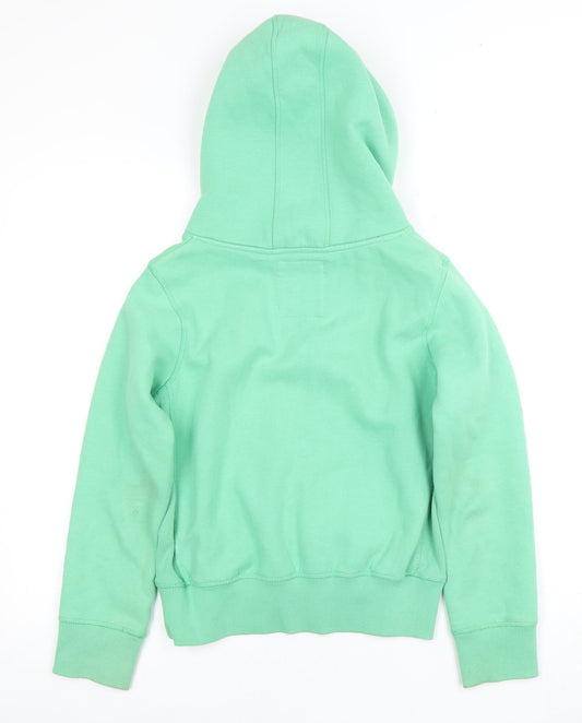 Next Girls Green Pullover Hoodie 13 Years with Logo