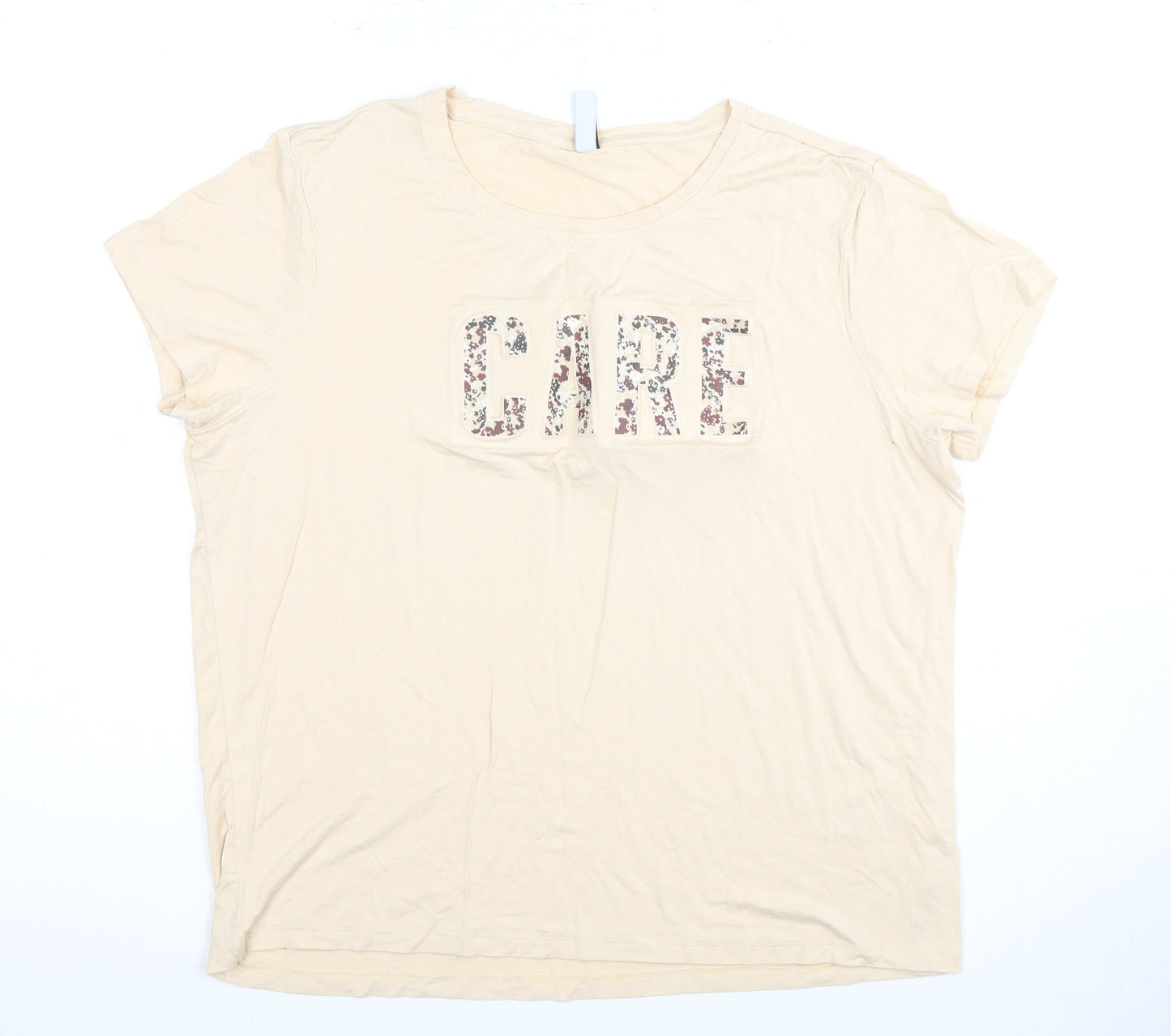 Fame Forever Women’s Beige XL Casual T-Shirt