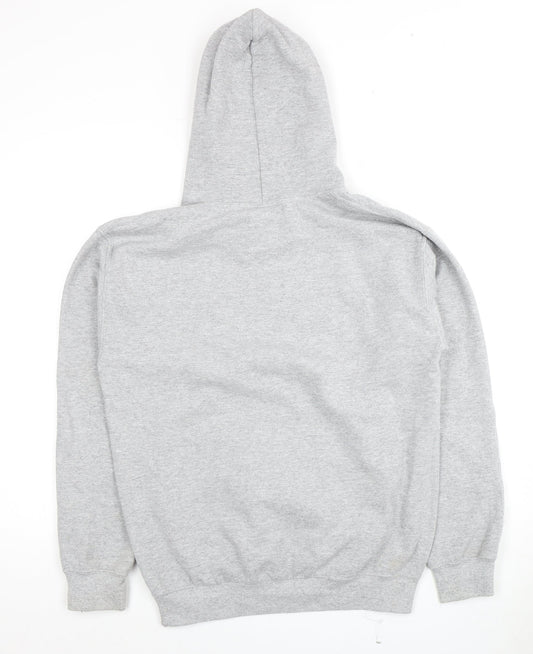 Gildan Men's Grey London Graphic Pullover Hoodie S
