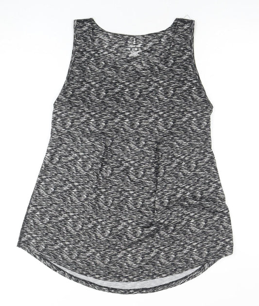 Lands' End Women's Black Sleeveless Tank Top M