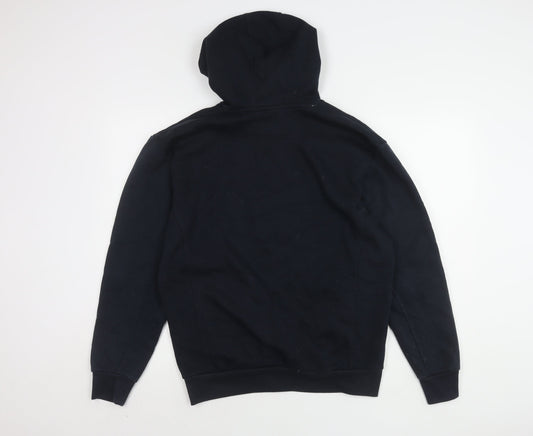 Slazenger Men's Black Hoodie M Pullover Cotton Blend