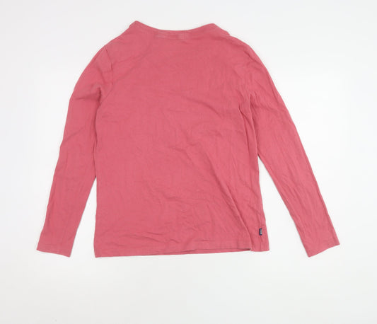 Superdry Women's Red Long Sleeve T-Shirt Size 10