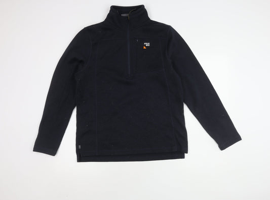 Sprayway Men's Black M 1/2 Zip Fleece Pullover Sweatshirt