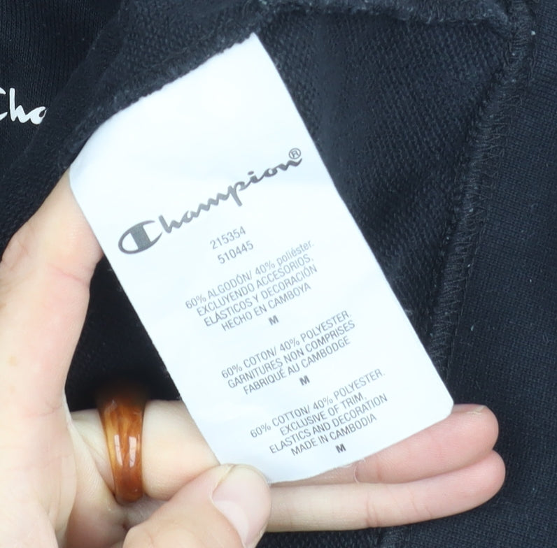 Champion Men's Black Medium Basic Jacket Full Zip