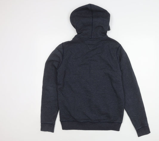 Hilfiger Denim Men's Blue Hooded Jacket Size M