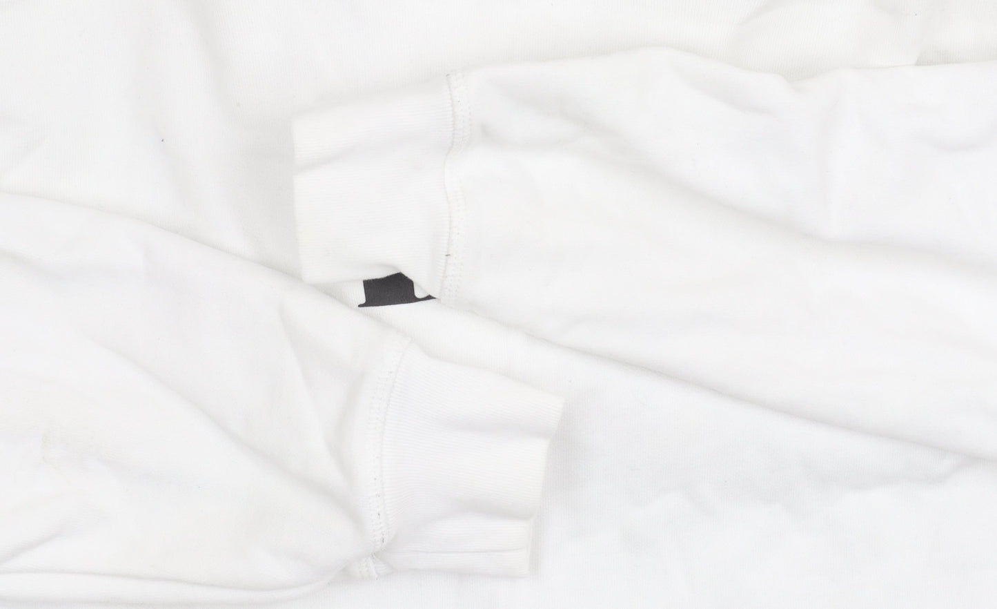 Levi's Men's White Hoodie M - Logo, Drawstring, Cotton