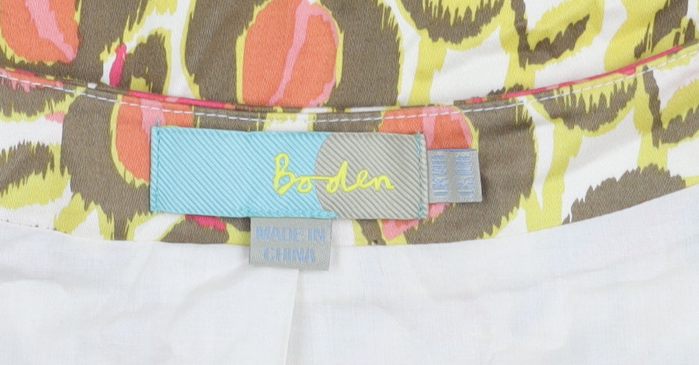 Boden Women's Multicoloured Shift Dress Size 14