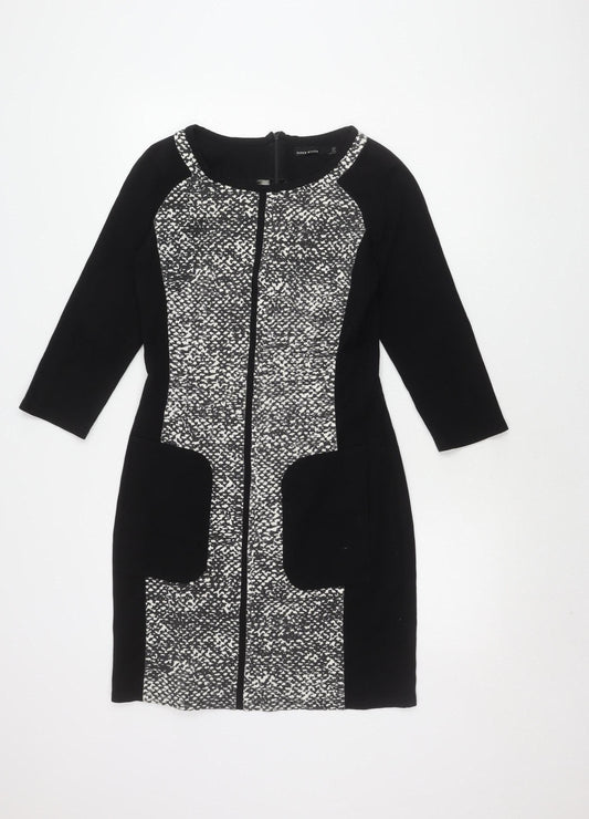 Karen Millen Women's Multicoloured Geometric Sheath Dress