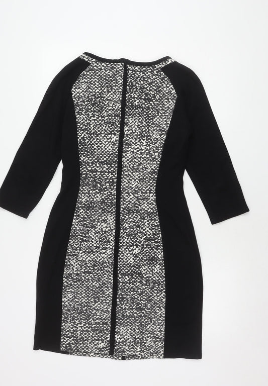 Karen Millen Women's Multicoloured Geometric Sheath Dress