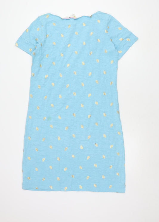 Boden Women’s Blue Shift Dress, Size 12, Short Sleeve