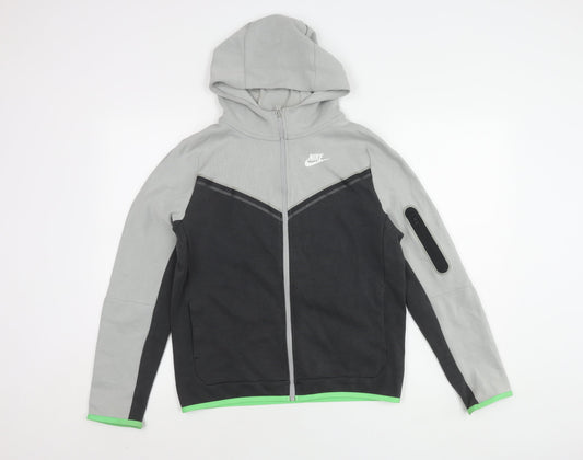 Nike Men's XL Grey Basic Jacket with Hood