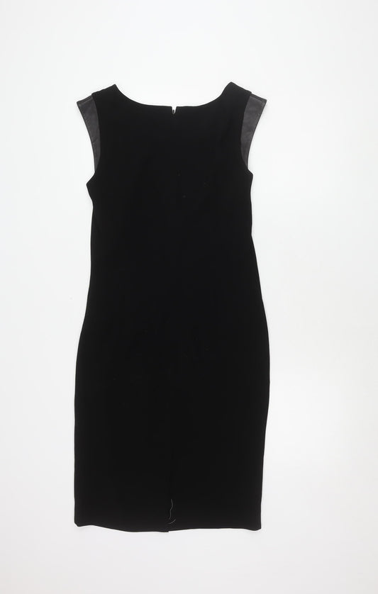 DKNY Women's Black Knee Length Formal Sheath Dress