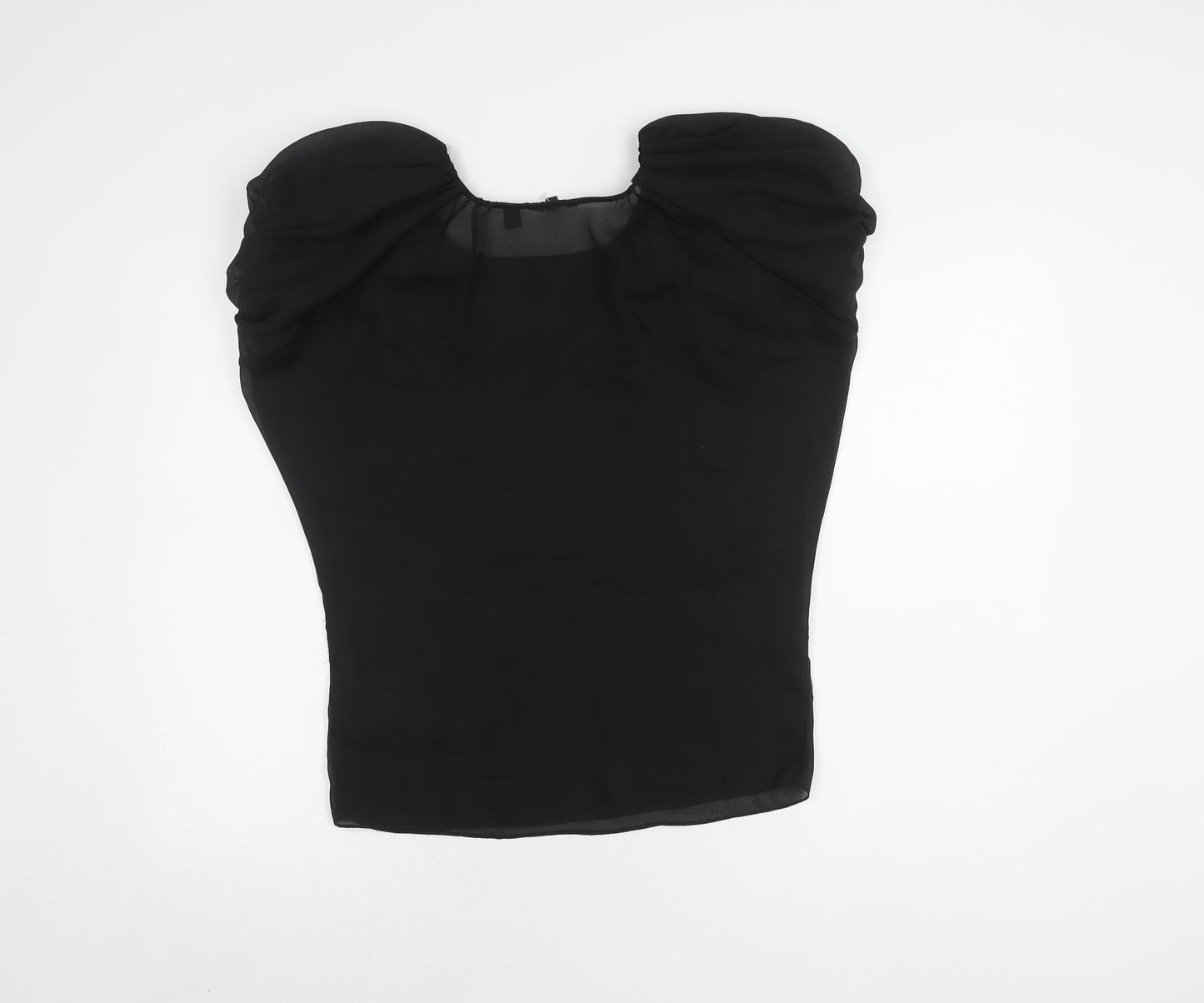Ted Baker Women's Black Sequin Blouse, Size 10, Party-Ready