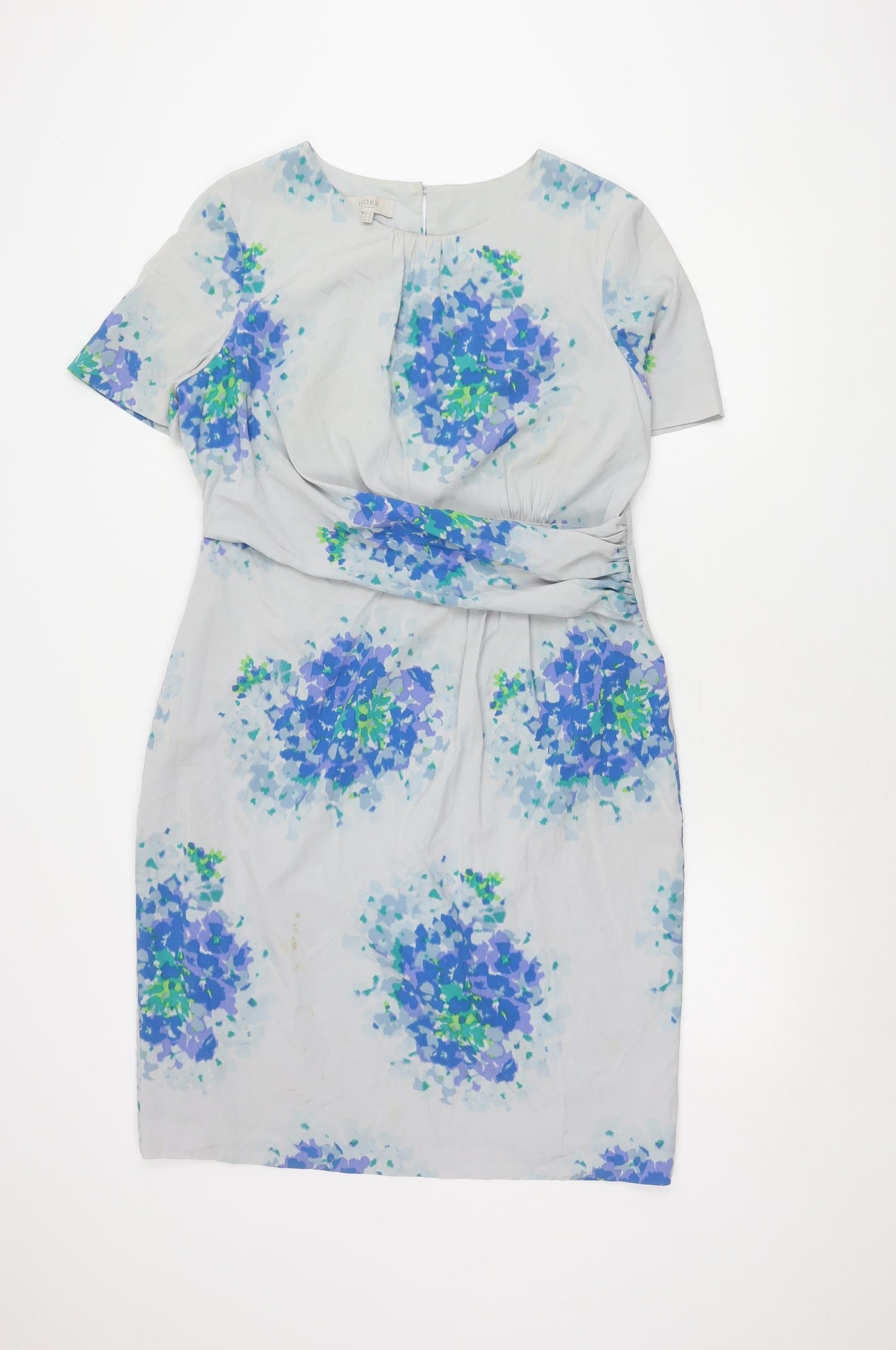 Hobbs Women's Multicoloured Floral Dress, Size 16, Silk Blend