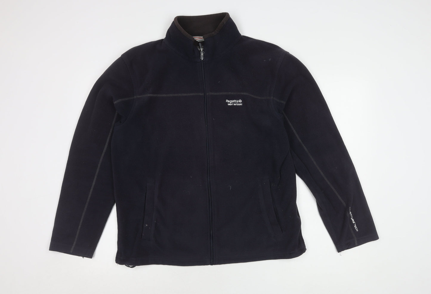 Regatta Men's Black Fleece Jacket - Size L, Casual Warmth
