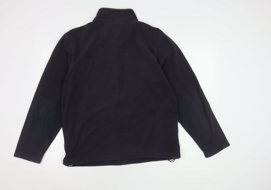 Regatta Men's Black Fleece Jacket - Size L, Casual Warmth