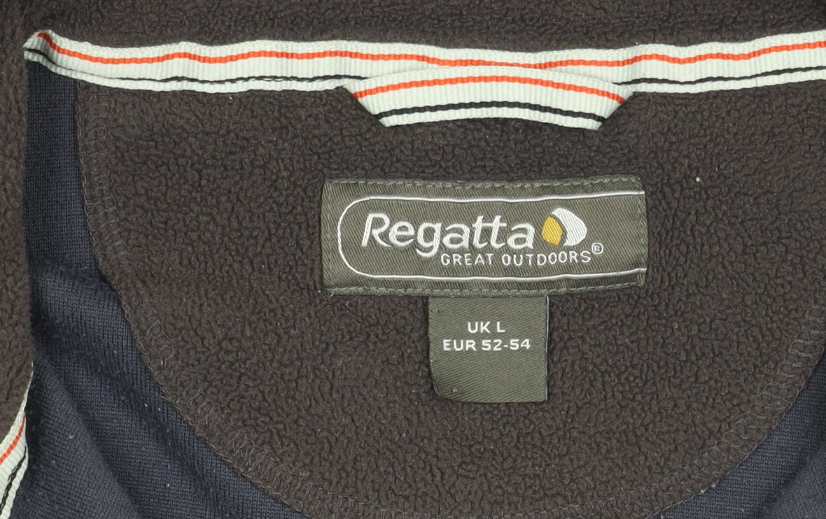 Regatta Men's Black Fleece Jacket - Size L, Casual Warmth