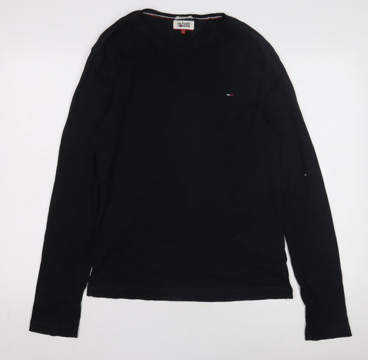 Hilfiger Denim Men's Black Long Sleeve T-Shirt L
