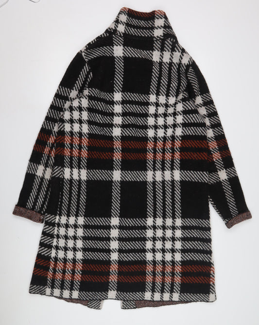 Tahari Women's Multicoloured Check Coat L