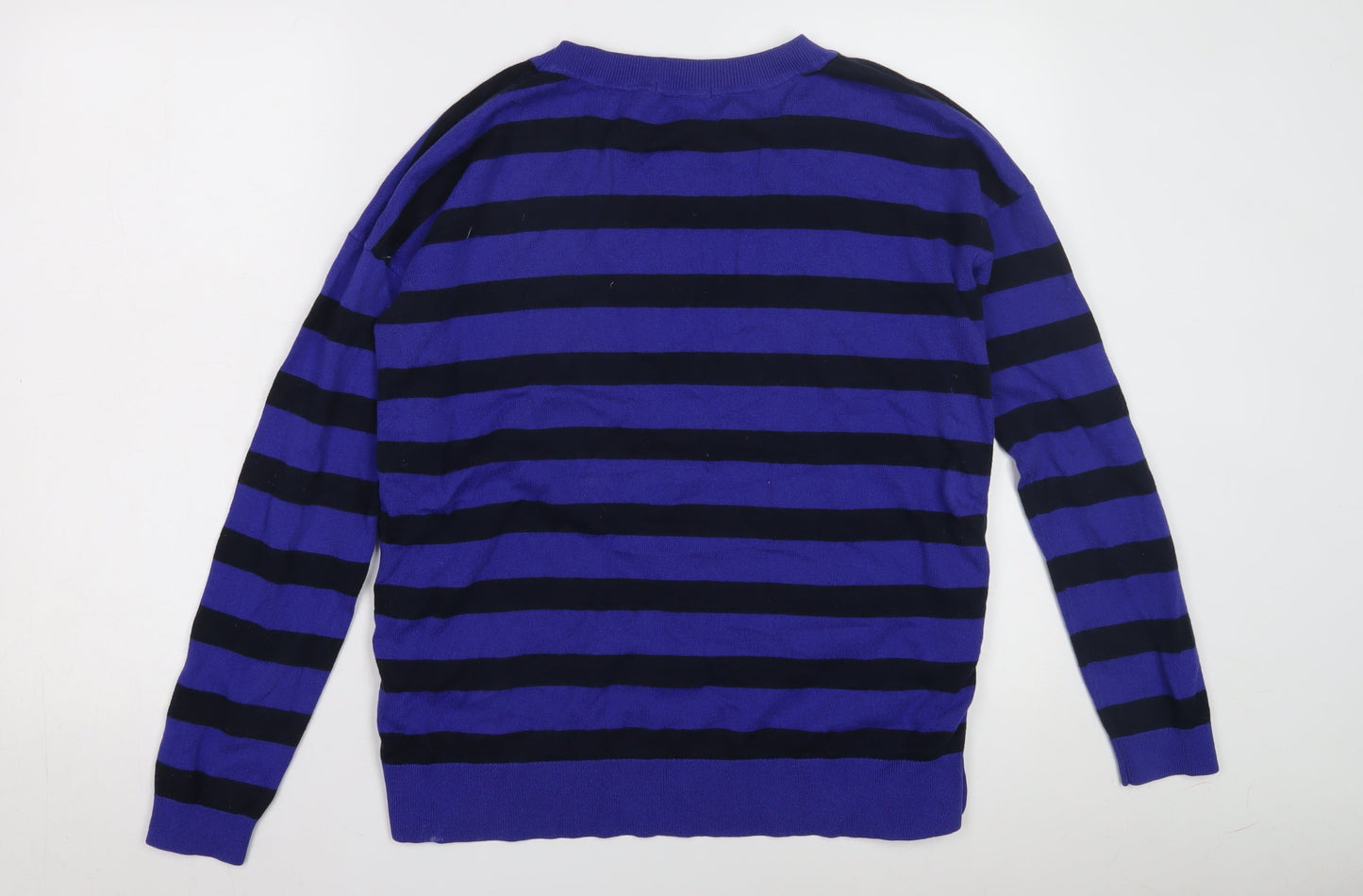 Boden Women's Blue Striped Pullover Jumper M