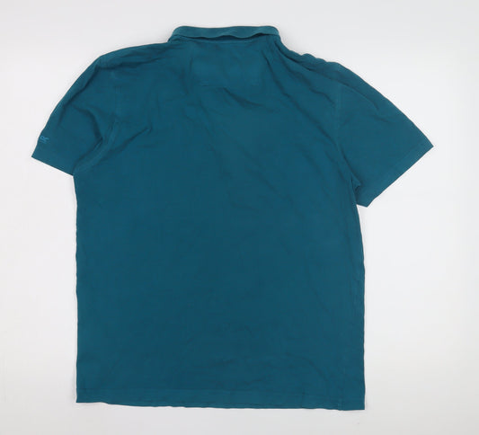 Regatta Men's Blue Polo Shirt L - Classic Casual Style