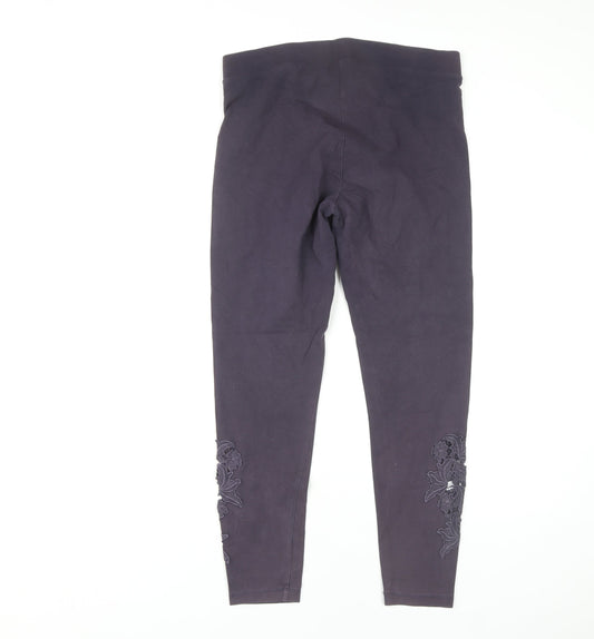 Marks and Spencer Women's Blue Leggings Size 12