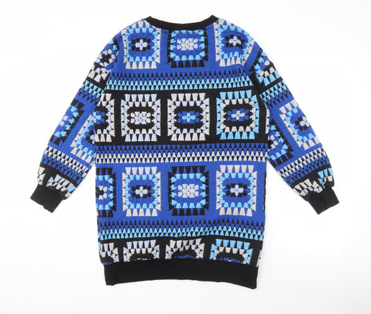 Joe Browns Women's Multicoloured Geometric Jumper UK 12