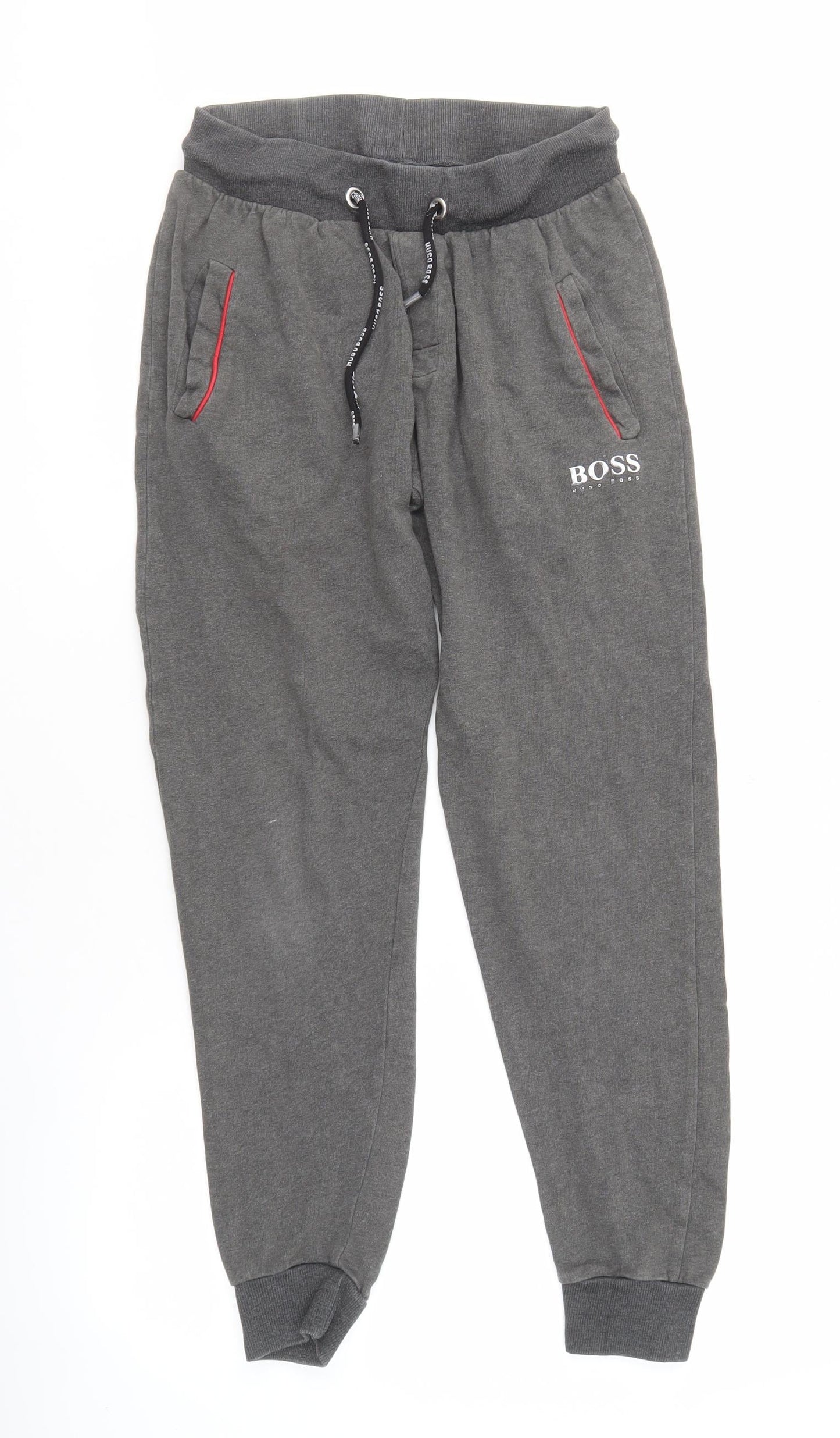 Hugo Boss Men's Grey Jogger Trousers - Size S