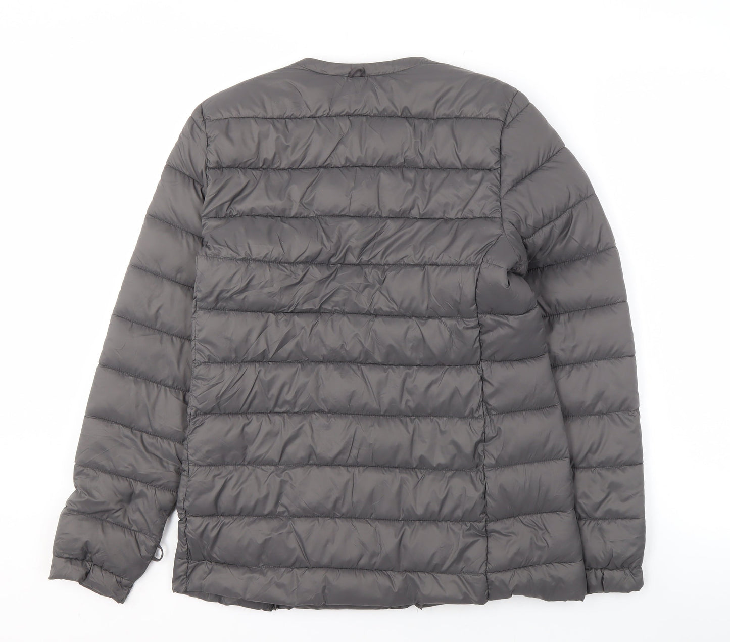 Seasalt Women's Grey Puffer Jacket Size 8 - Lightweight and Warm