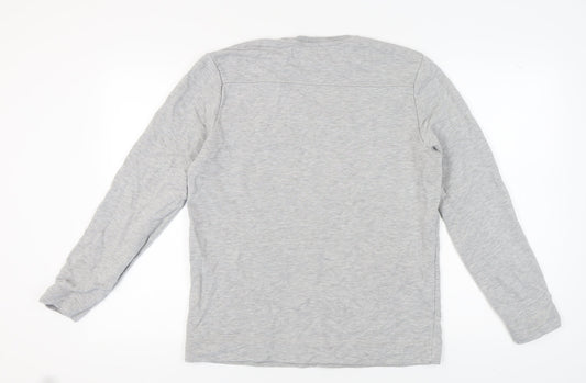 Linea Men's Grey Medium Pullover Sweatshirt