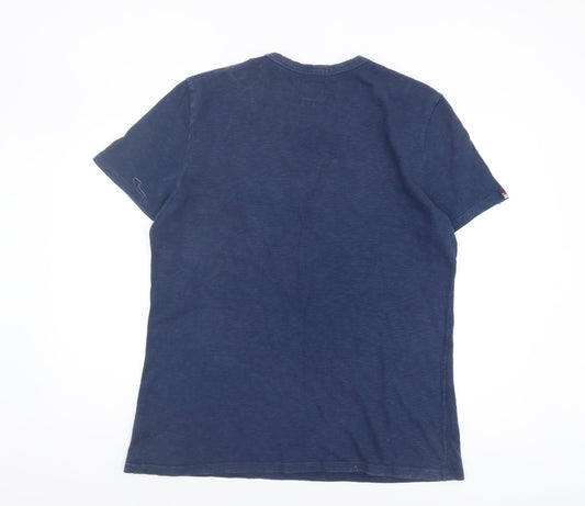Superdry Men's Blue 2XL Graphic Print T-Shirt