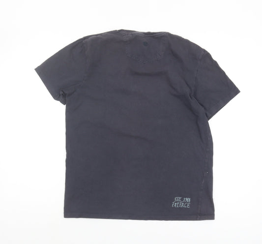 FatFace Men's Black Graphic Print T-Shirt Size S