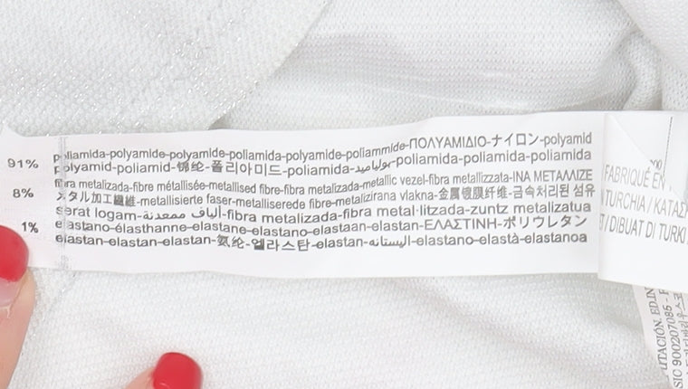 Stradivarius Women's White Cropped Tank Top S