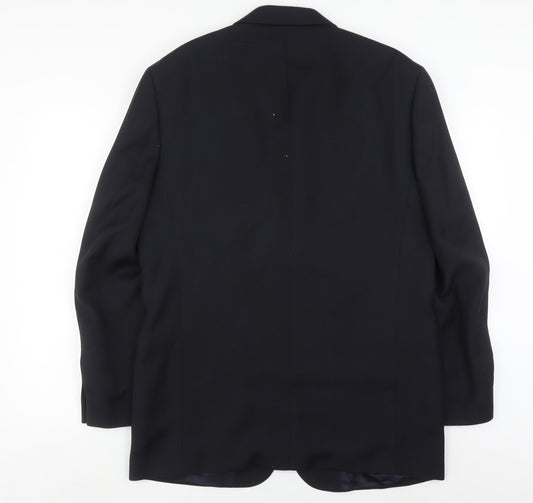 David Moss Men's Blue Blazer 40R Formal Jacket