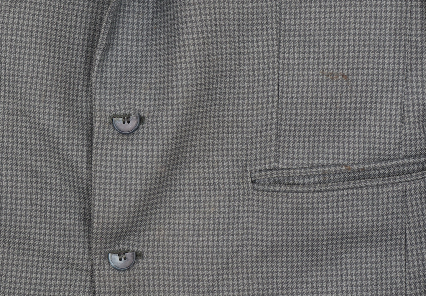 Greenwoods Men's Grey Check Blazer Size 40 Regular