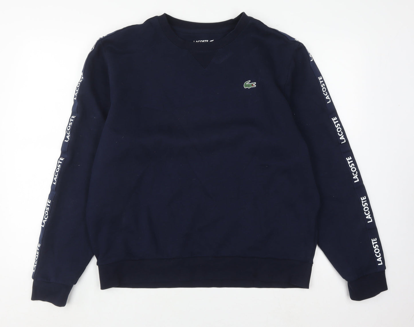 Lacoste Men's Blue Crew Neck Sweatshirt L