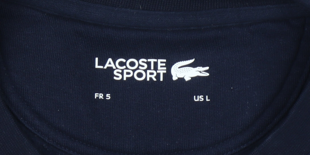 Lacoste Men's Blue Crew Neck Sweatshirt L