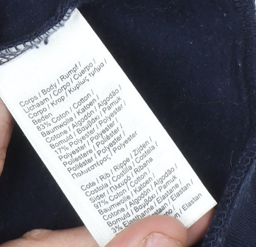 Lacoste Men's Blue Crew Neck Sweatshirt L